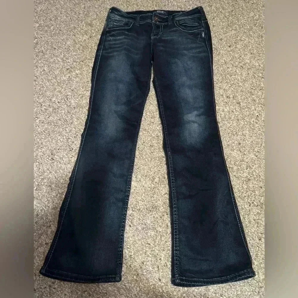 Silvers Suki Mid Rise Slim Bootcut Jeans